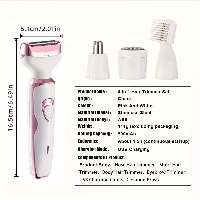 4 in 1 Daling Rechargeable Grooming Kit