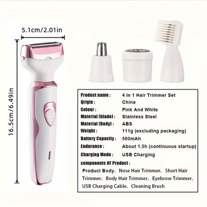 4 in 1 Daling Rechargeable Grooming Kit